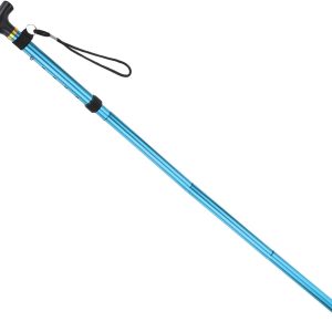 Trekking Poles, Collapsible Hiking Pole Telescopic Folding Cane Quick Lock Aluminum Alloy for Outdoor Hiking Walking Camping